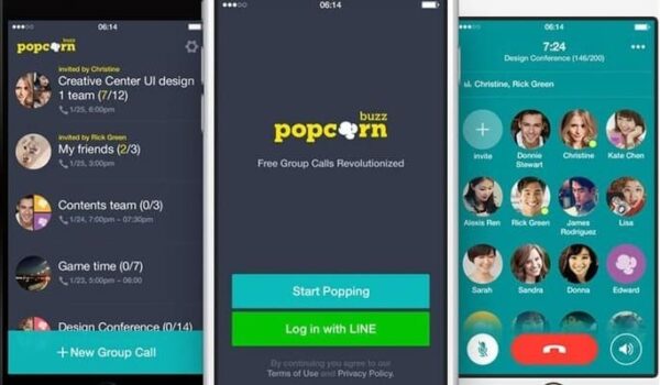 Buzz Popcorn App Allows Group Сalls